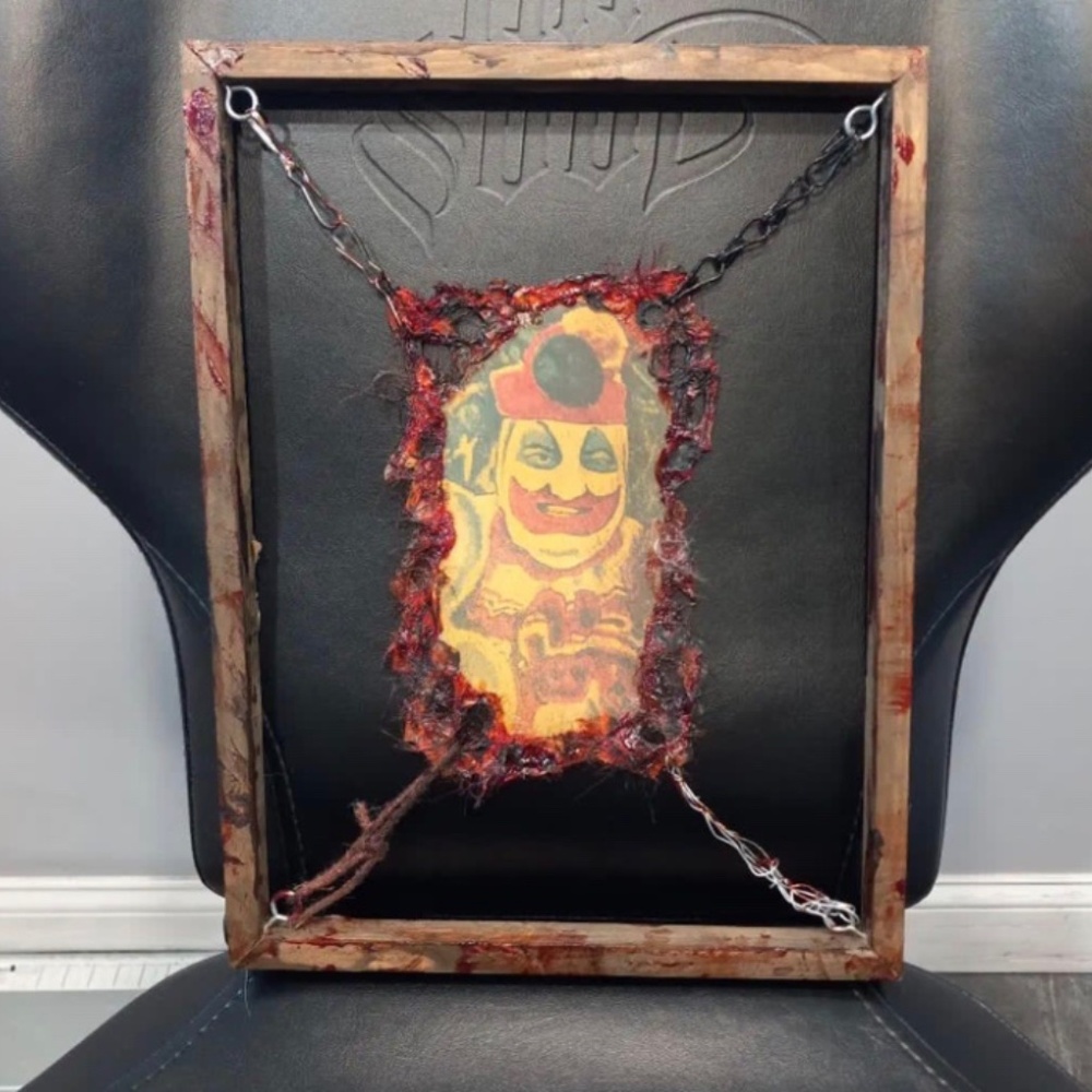Pogo The Clown aka John Wayne Gacy framed wall art